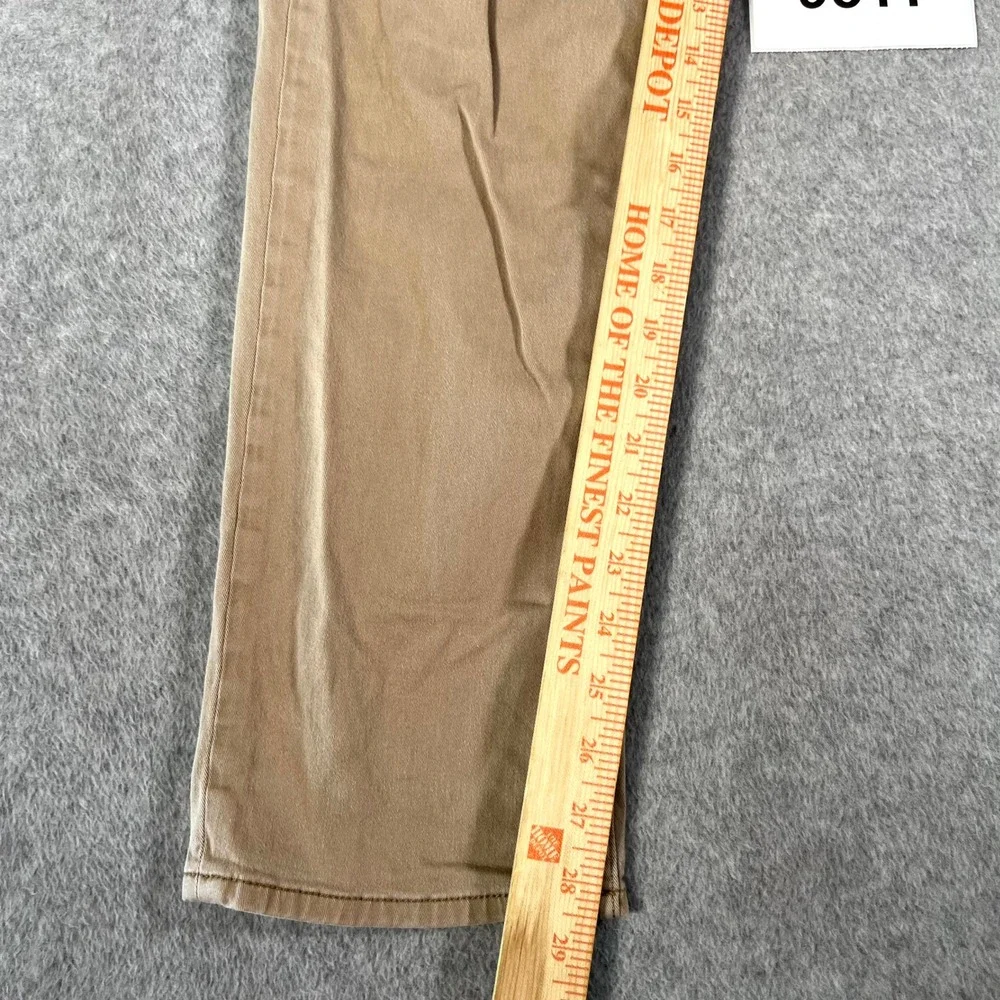 GAP Chino Pants Mens 36x32 Beige‎ Cotton Stretch Straight Leg Flat Front Casual